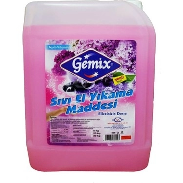 GEMİX SIVI SABUN 5 KG PEMBE