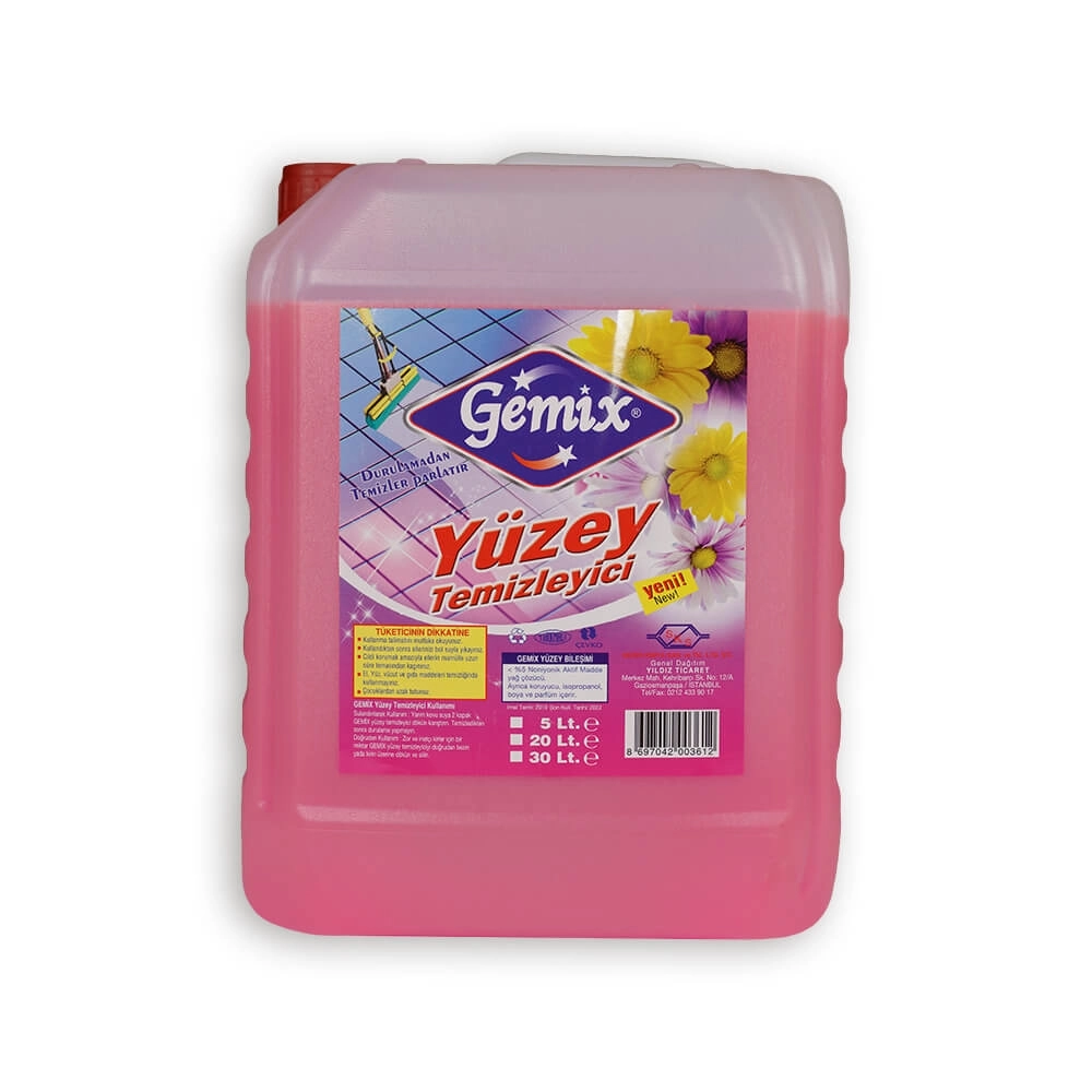 GEMİX YÜZEY TEMİZLEYİCİ 5 KG PEMBE