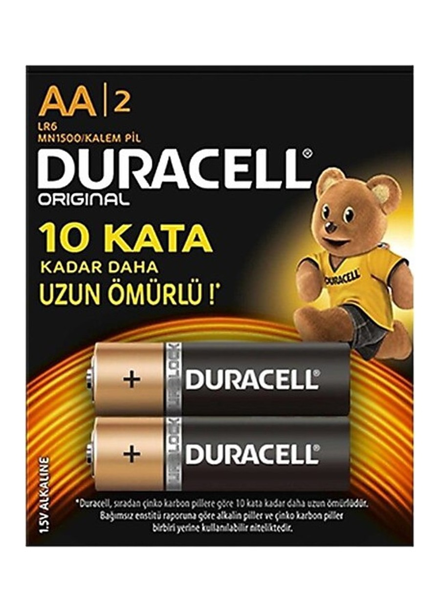 DURACELL ALKALİN AA KALEM PİL 2 Lİ KARTELA