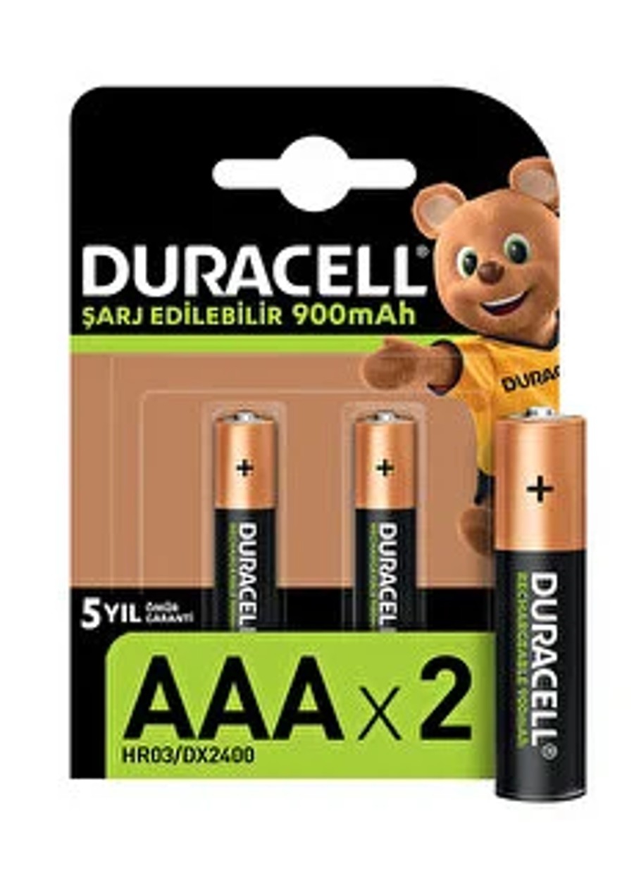 DURACELL ŞARJ EDİLEBİLİR PİL AAA 2 Lİ 900MA
