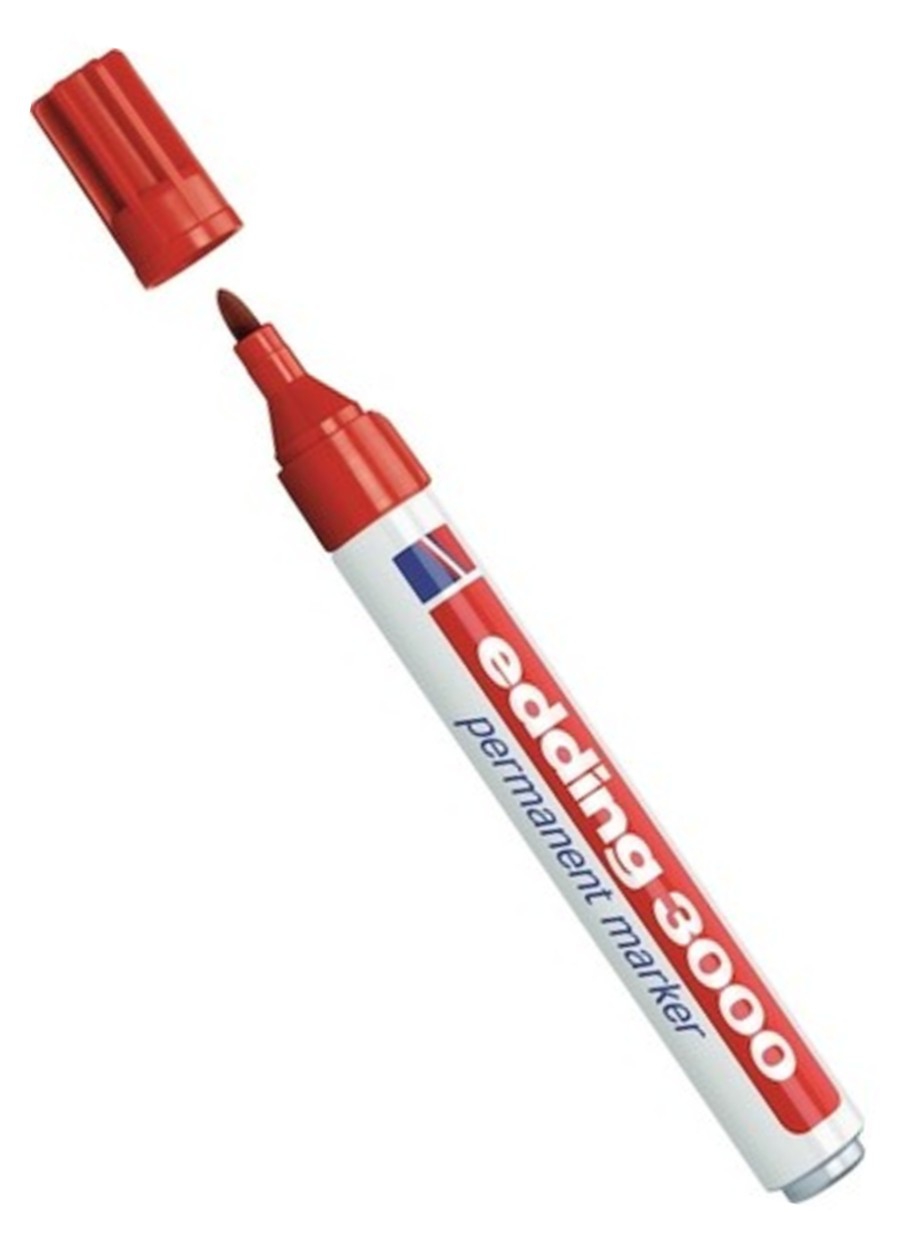 EDDİNG PERMANENT MARKÖR E-3000 KIRMIZI
