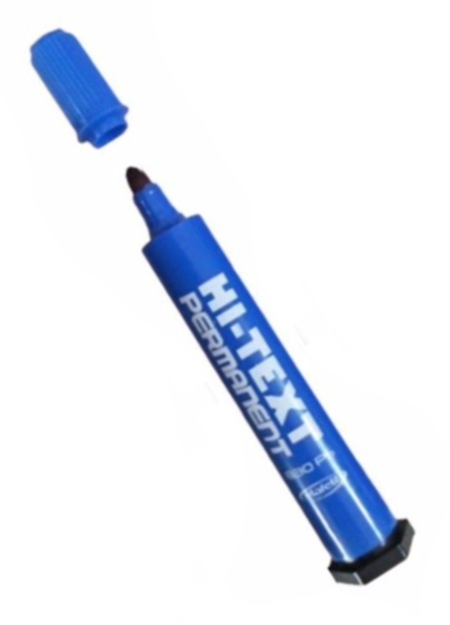 HI-TEXT 830B YUVARLAK UÇLU MARKÖR MAVİ