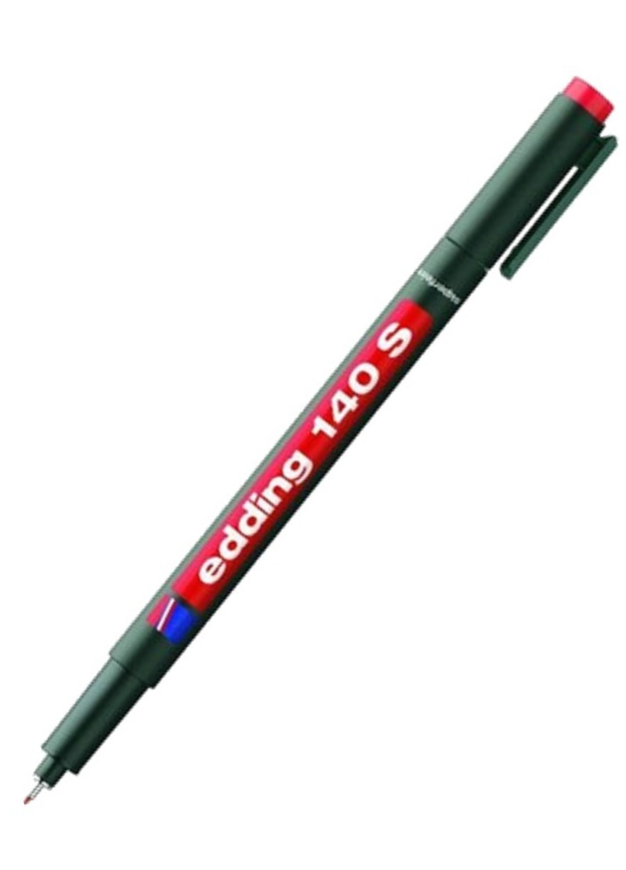 EDDİNG ASETAT KALEMİ E-140S KIRMIZI