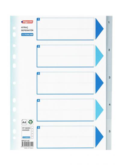 BİGPOİNT PP SEPERATOR 1-5 RAKAMLI
