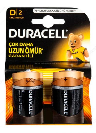 DURACELL PİL D BÜYÜK BOY 2 Lİ