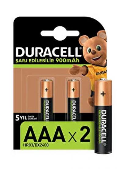 DURACELL ŞARJ EDİLEBİLİR PİL AAA 2 Lİ 900MA