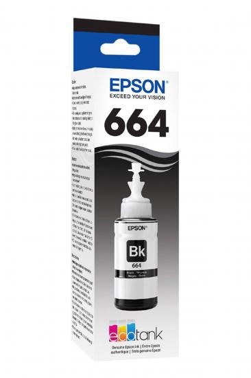 EPSON T6641 SİYAH MÜREKKEP TÜPÜ 70ML