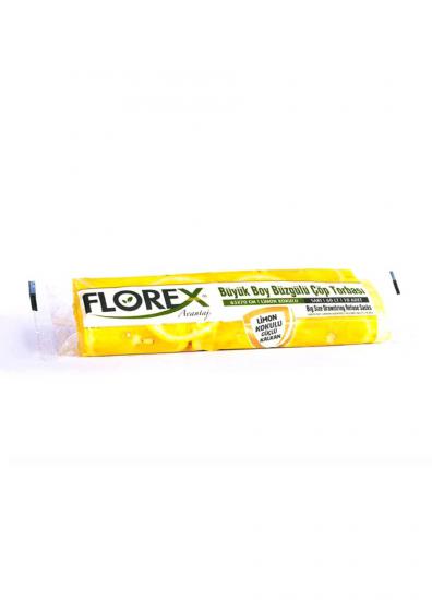 FLOREX ÇÖP TOR 65X70 LİMON BÜZGÜLÜ BÜYÜK 130GR