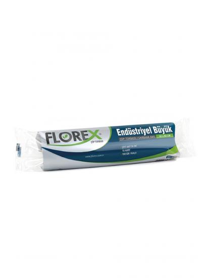 FLOREX ÇÖP TOR 65X80 ENDÜSTRİYEL BÜYÜK 160GR MAVİ