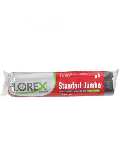 FLOREX ÇÖP TOR 80X110 STANDART JUMBO 200GR SİYAH