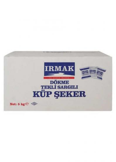 IRMAK DÖKME TEK SARGILI KÜP ŞEKER 5 KG