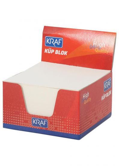 KRAF115G KÜP BLOK BEYAZ 8X8 CM