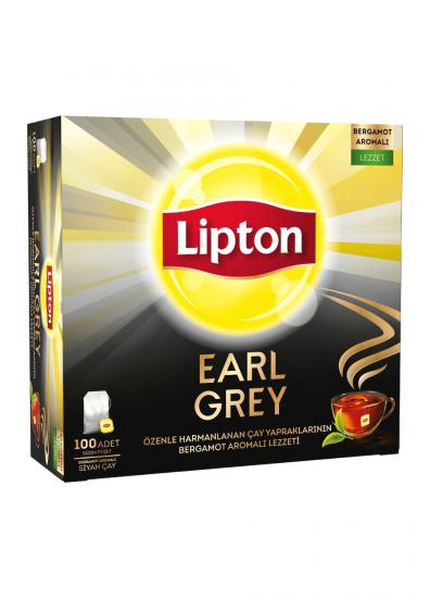 LİPTON Y. LABEL BARDAK POŞET ÇAY EARL GREY 100’LÜ