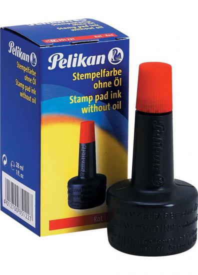 PELİKAN ISTAMPA MÜREKKEBİ 30CC KIRMIZI 351221