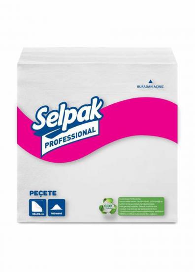 SELPAK PROF PEÇETE BEYAZ 33*33CM 100*LÜ 9681101